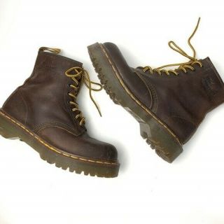 Vintage Dr.  Doc Martens 1460 Brown Boots 8 Eye Women 