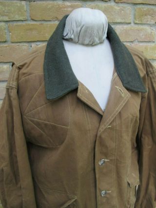 , Slightly Dirty Vintage Filson Tin Cloth Hunting Jacket,  Cruiser,  Large