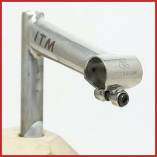 Itm Krystal Titanium Quill Stem 120mm 1 " Inch Clamp 25.  8mm 90s Vintage Road 26mm