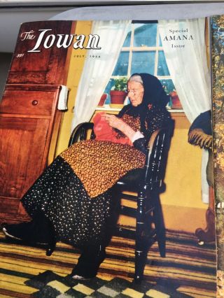 Vintage Iowa Magazines “ The Iowan” 18 Issues 50’s 60’s 2
