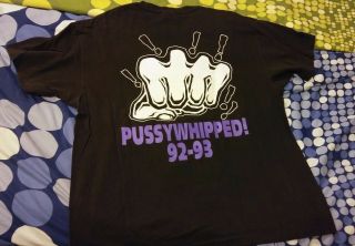 Faster Pussycat 1992 Vintage Tour Shirt Pussywhipped Heavy Metal Sleaze Rock VTG 2