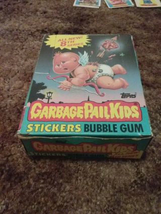 Vintage 1987 Topps Garbage Pail Kids Cards 8th Series Box 48 Packs