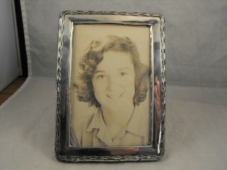 Solid Silver Photo Frame,  B 