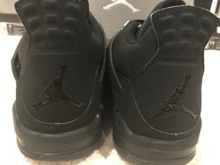DS 2006 Nike Air Jordan 4 (IV) BLACK CATS Sz 12 RARE Supreme Off White Bred OG 7