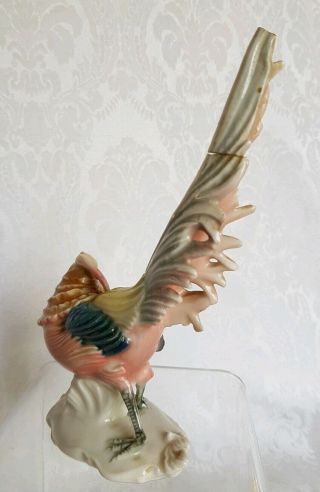 Vintage Karl Ens Volkstedt German Porcelain Pheasant Figurine 5