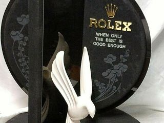 Rare Vintage Rolex Dealer Store Window Display Only the Best 2