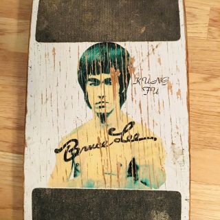Vintage Skateboard Bruce Lee Kung Fu 1980s 1990s Rare Htf Unbranded