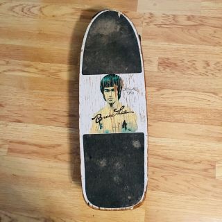 Vintage skateboard Bruce Lee Kung Fu 1980s 1990s rare htf unbranded 4