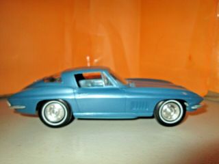 RARE 1967 Chevrolet Corvette Marina Blue Dealer Promo 1:25 NrMint No Box 8.  5/10 7