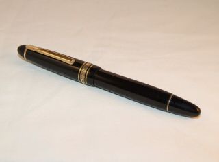 VINTAGE MONTBLANC MEISTERSTUCK 144 FOUNTAIN PEN - EARLY MODEL - POUCHED - C1948 3