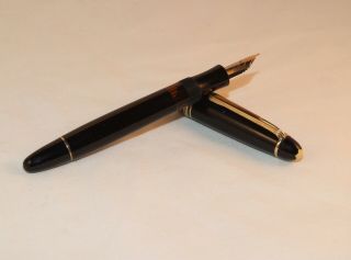 VINTAGE MONTBLANC MEISTERSTUCK 144 FOUNTAIN PEN - EARLY MODEL - POUCHED - C1948 4