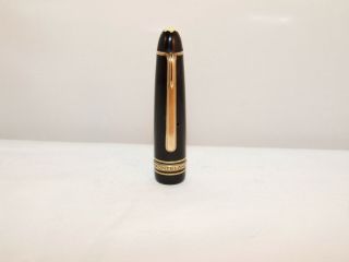 VINTAGE MONTBLANC MEISTERSTUCK 144 FOUNTAIN PEN - EARLY MODEL - POUCHED - C1948 8