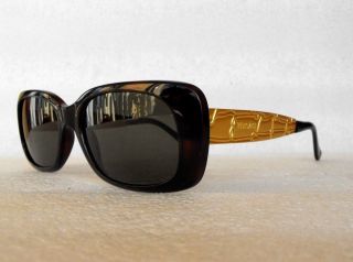 Vintage Gianni Versace Rare Sunglasses Mod.  471/m Col.  900 Tortoise/gold Frame