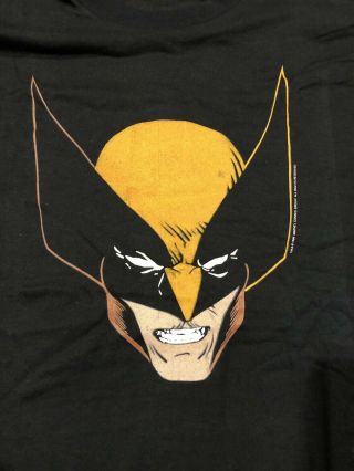 Vintage Marvel T Shirt 1986 X - Men Wolverine Paul Smith