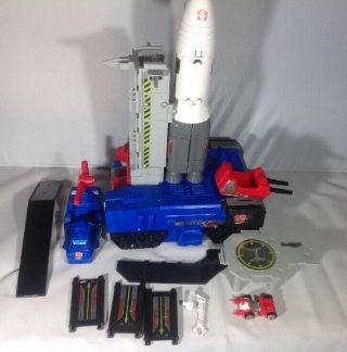 Transformers Vintage Countdown Micromaster Rocket Base Spaceship 1989 Launchpad