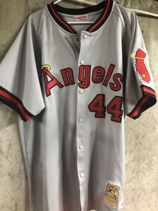 Vintage Mitchell & Ness Reggie Jackson 44 La Angels Baseball Jersey Size 56 3xl