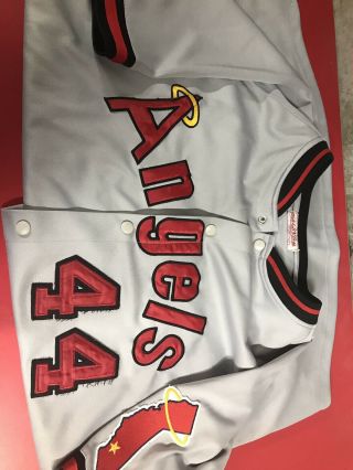 Vintage Mitchell & Ness Reggie Jackson 44 LA Angels Baseball Jersey Size 56 3XL 2