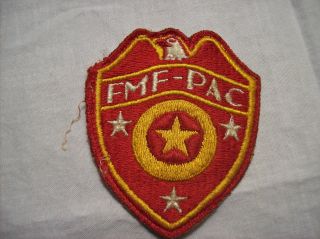 Ww Ii U.  S.  Marine Corps Fmf - Pac Supply Patch