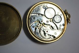 VINTAGE BULOVA 17AE,  21 JEWEL,  14K GF16S POCKET WATCH - BOX - 6