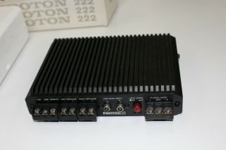 2 Proton 222 car audio power amplifiers,  289 6x9 2 - way Speakers Vintage 4