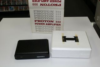 2 Proton 222 car audio power amplifiers,  289 6x9 2 - way Speakers Vintage 5