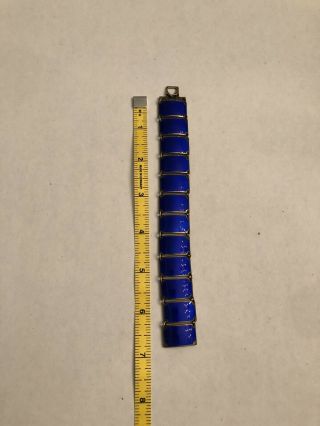 Vintage David Andersen Cobalt Enamel Bracelet