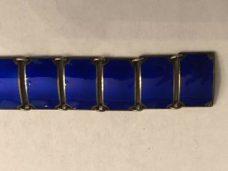 Vintage David Andersen Cobalt Enamel Bracelet 4