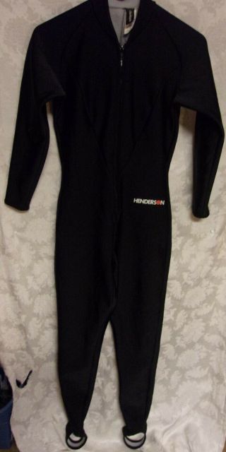 Vtg Henderson Aquatics Polartec Wetsuit Woman’s Full Suit Scuba Dive Skin Size 8