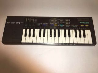 Casio Sk - 1 Sampling Electronic Keyboard Vintage Synth 32