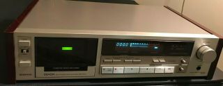 Denon Dr - M11 Vintage Audio Stereo Silver Cassette Tape Deck