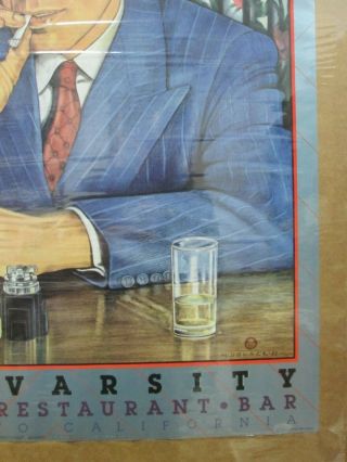 Varsity Theatre Restaurant Bar Palo Alto Bogart Vintage Poster 82 ' Inv G4520 5