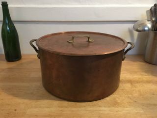 Vintage Copper Stockpot 12 Qt Waldow Brooklyn