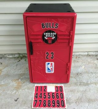 Vintage Chicago Bulls 1994 Suncast Corp Michael Jordan Locker W/ Stickers