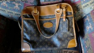 Authentic Vintage Louis Vuitton Tote Travel Accessory Bag/ Fc