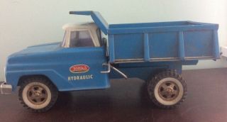 Tonka Vintage 1960s Hydraulic Dump Truck Blue 2