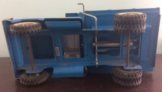 Tonka Vintage 1960s Hydraulic Dump Truck Blue 6