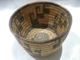 Estate Vintage Papago Pima Native American Hand Woven Basket