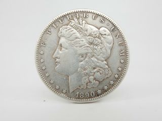 1890 - Cc Morgan Silver Dollar Scarce Date Carson City Sku 7.  4.  1.  10