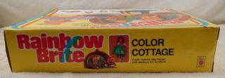(Mattel No7565) Vintage RAINBOW BRITE Color Cottage Playhouse,  Furniture 6