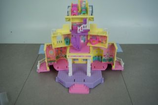Complete Vintage Bluebird 1995 Polly Pocket Clubhouse Pop - Up Party Playhouse