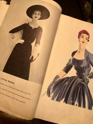 Vintage Vogue Pattern Counter Book 1951 2