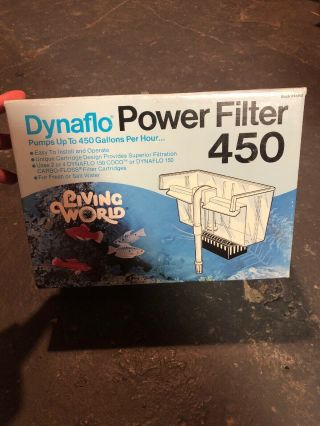 Vintage Metaframe Dynaflo 450 Aquarium Fish Tank Power Filter