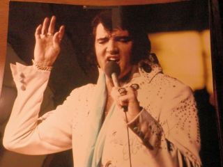 Elvis Presley Signed Concert Photo Rare Museum One Of A Kind