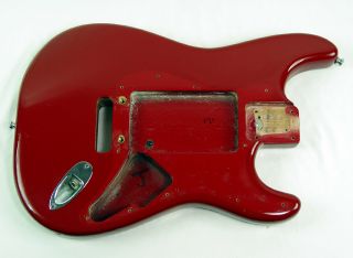 1987 Fender American Standard Stratocaster Body Red Vintage Usa 1988