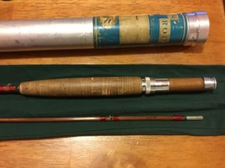 Vintage 1962 Orvis “99” Two Piece Bamboo Fly Rod 8 1/2’