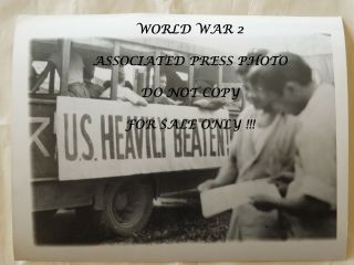 1945 Rare Associated Press Photo Wwii,  Americans In Philippines (1) Ap