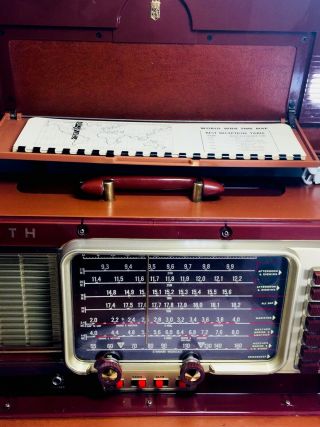 Vintage Zenith Transoceanic Radio 600 L.  Listen To The World 12