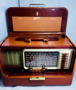 Vintage Zenith Transoceanic Radio 600 L.  Listen To The World