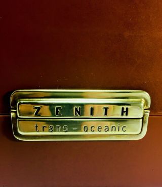 Vintage Zenith Transoceanic Radio 600 L.  Listen To The World 8