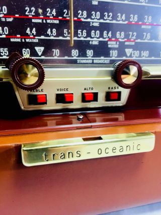 Vintage Zenith Transoceanic Radio 600 L.  Listen To The World 9